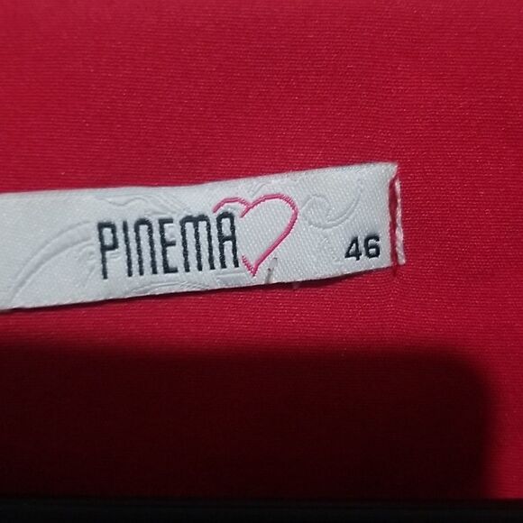 PineMa Red Floral Coat Sz 46 - Picture 7 of 8